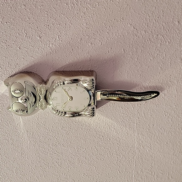 Jeweled Millennium Kit-Cat Klock Rarest Kit Cat clock Chrome - Picture 3 of 6